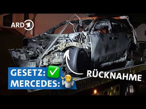 Mercedes EQA abgebrannt: Bleibt der Halter auf den Kosten sitzen? | Marktcheck SWR