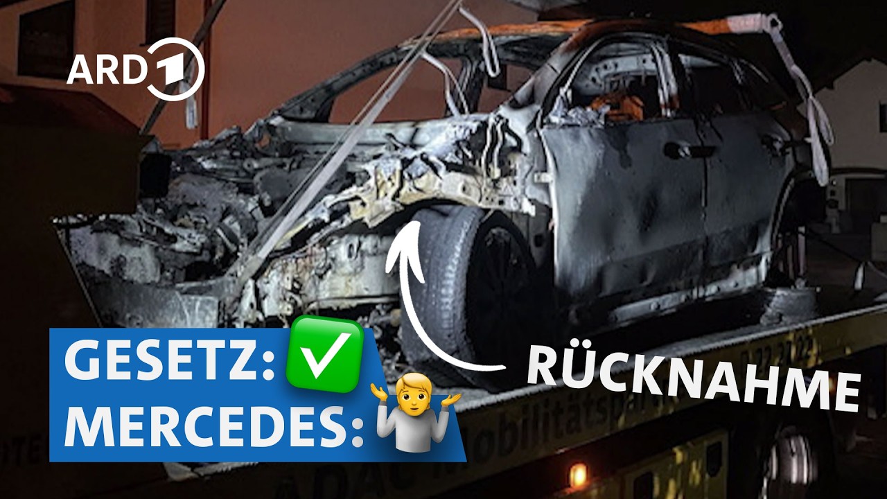 Mercedes-Elektroauto abgebrannt: SO wurde der Halter alleingelassen | Marktcheck