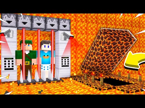 Escape Da Prisao Secreta De Lava Do Minecraft Youtube - nathan craft roblox vida na prisao 5 youtube