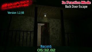 HeadHorse Version 1.2.98 - In Practice Mode [Record: 05:32.82] (Back Door Escape)
