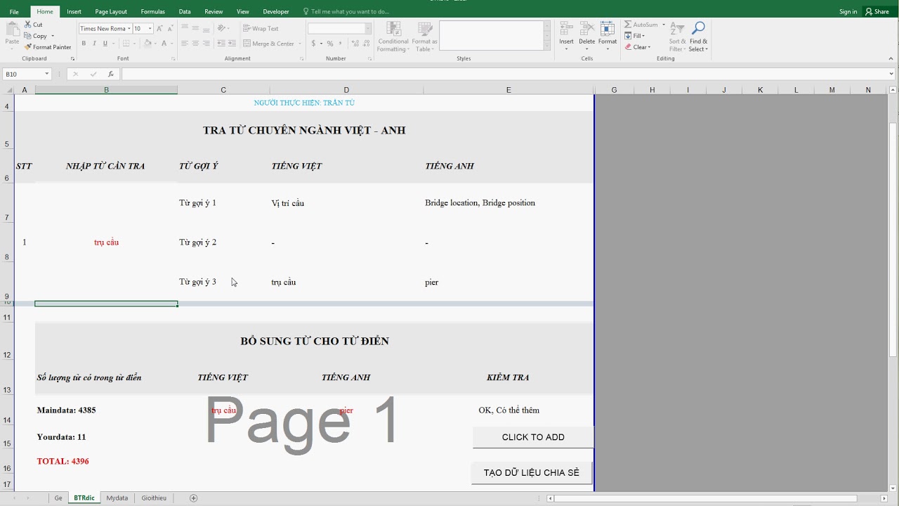 Cai dat va su dung tu dien BTRDic