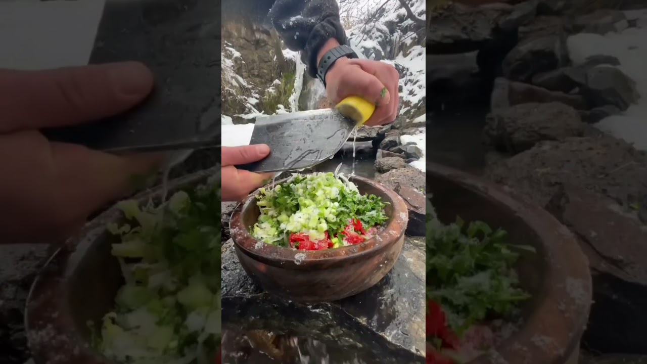 Nature cooking in extreme cold
