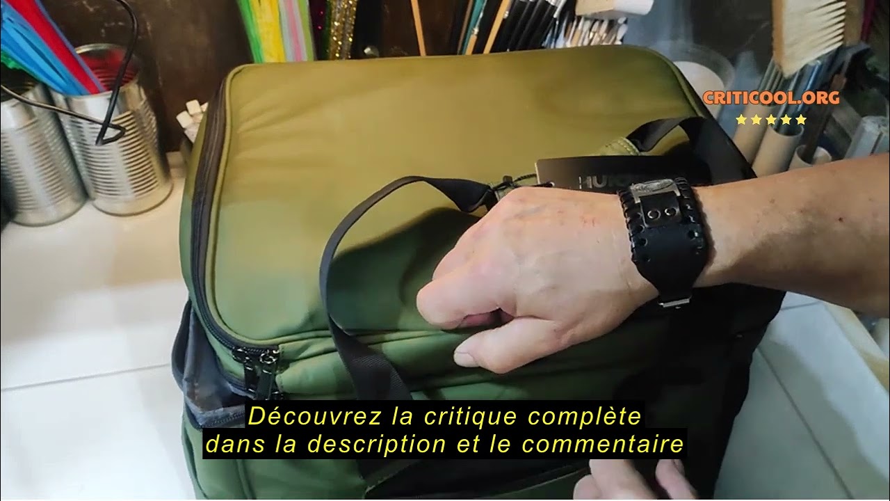 Avis sur la Hulongo Glacière Grand Pliable Sac Isotherme Imperméable Souple Glaciere pour Pique Niqu