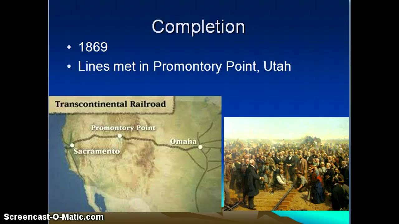 The Transcontinental Railroad YouTube