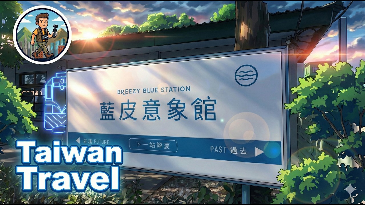 Taiwan Travel 台湾旅行 藍皮意象館 BREEZY BLUE STATION 20251202