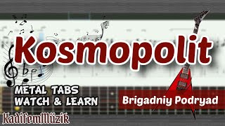 Brigadniy Podryad-Kosmopolit Easy Electric Guitar Tutorial Tabs