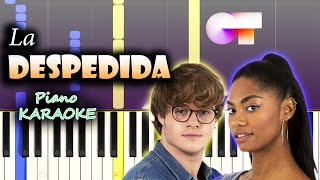 Video thumbnail of "Nia Y Gèrard - La Despedida | KARAOKE Piano / Tutorial / Cover | OT 2020"