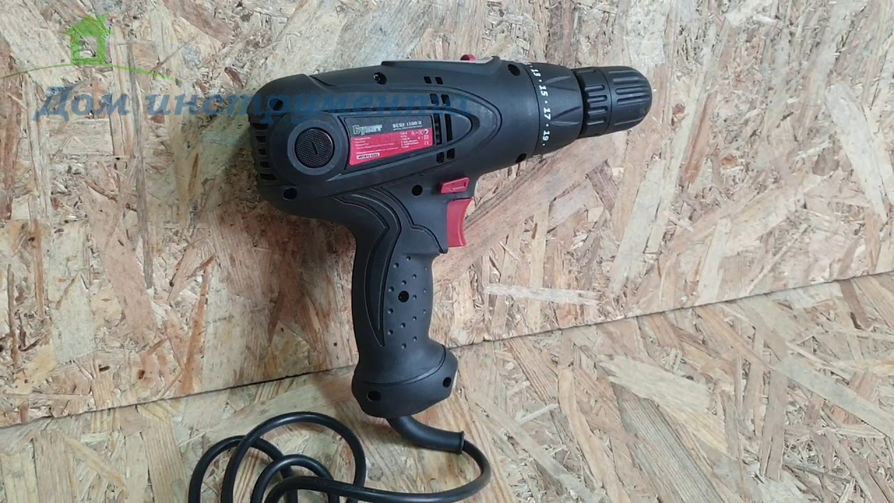 Шуруповерт сетевой Булат 1100 2