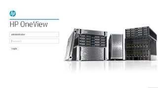 HP OneView 1 05 UI Tour 041114