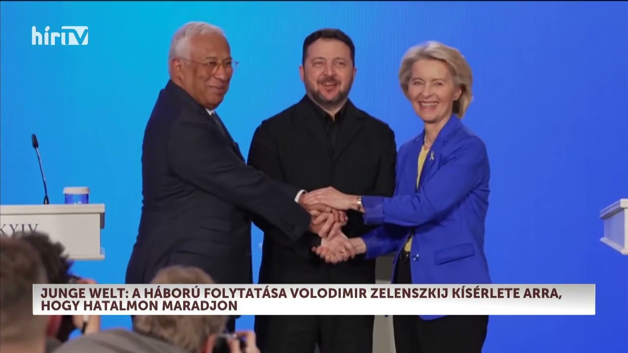 A háború folytatása Zelenszkij kísérlete arra, hogy hatalmon maradjon - HírTV