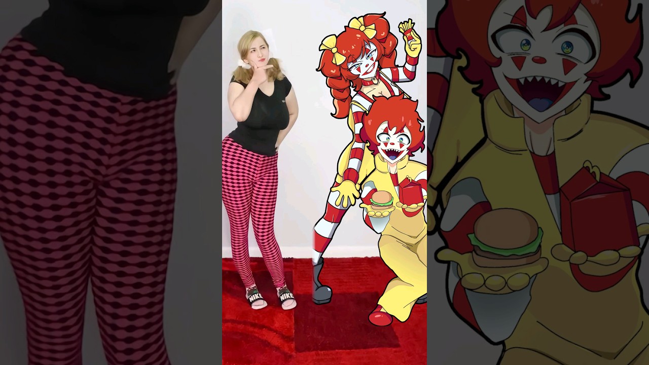 McDonald Boy X McDonald Girl ❤️ 2D VS 3D #cosplay