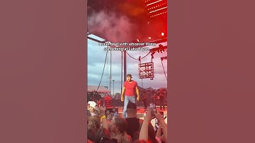 Thumbnail of Luke Bryan gets hit in the face during concert