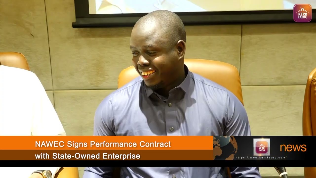 NAWEC Signs Performance Contract with State-Owned Enterprise Commission