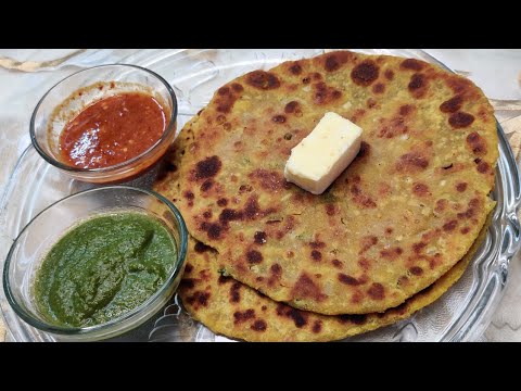 Healthy Breakfast Recipe | Missi Roti Easy Recipe | Masala Roti - YouTube