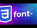 Font-size, weight e familyㅤ
