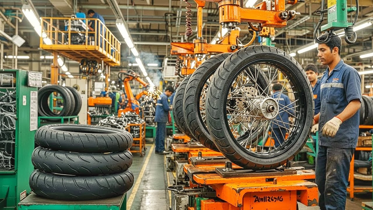 How Tires Are Mass-Produced with Amazing Technology | Inside Pakistan Tire Manufacturing Factory