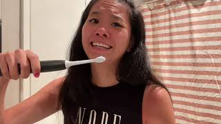 using an electric toothbrush for the first time as an adult