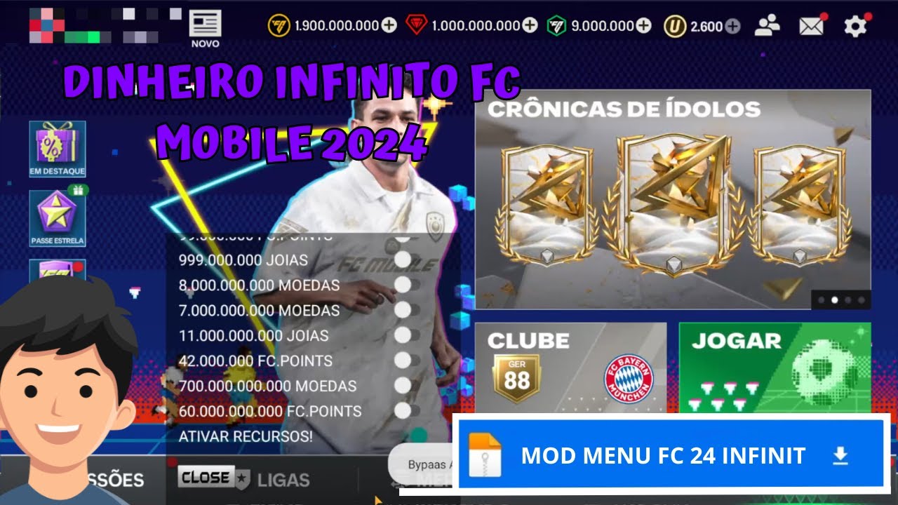 FC Mobile 2024!! como ter dinheiro infinito no EA FC 24 mob! - YouTube