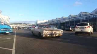 Classic Cars Leaving War Pigs Parking In Copenhagen 99