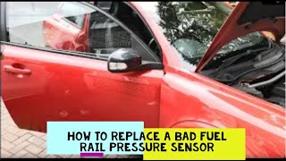 How to change Fuel Rail Pressure Sensor on Volvo c30
