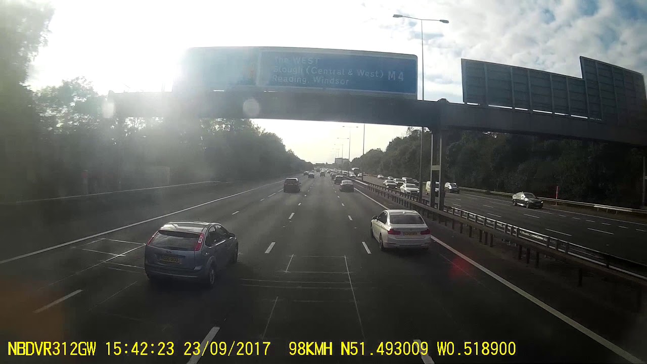 M4 Dashcam Clip West Drayton/Harmondsworth to Slough (Upton Court Park