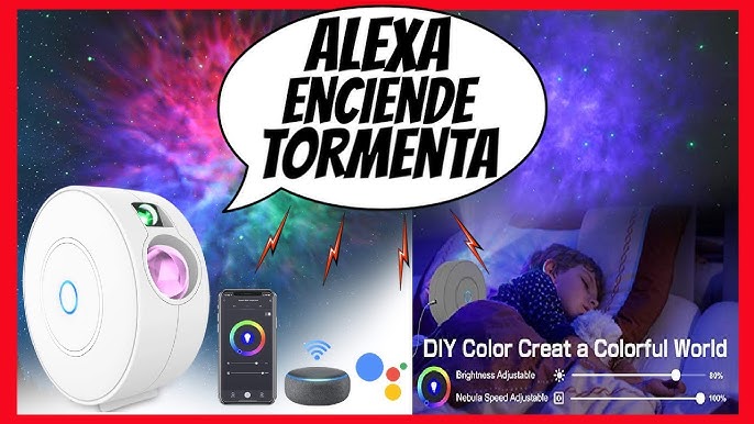 Proyector Estrellas Lámpara WIFI Proyector de Luz Estrellas Galaxia 10  colores Control I Oechsle - Oechsle