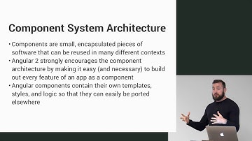 Component System Architecture - Building Web Applications in Angular 2