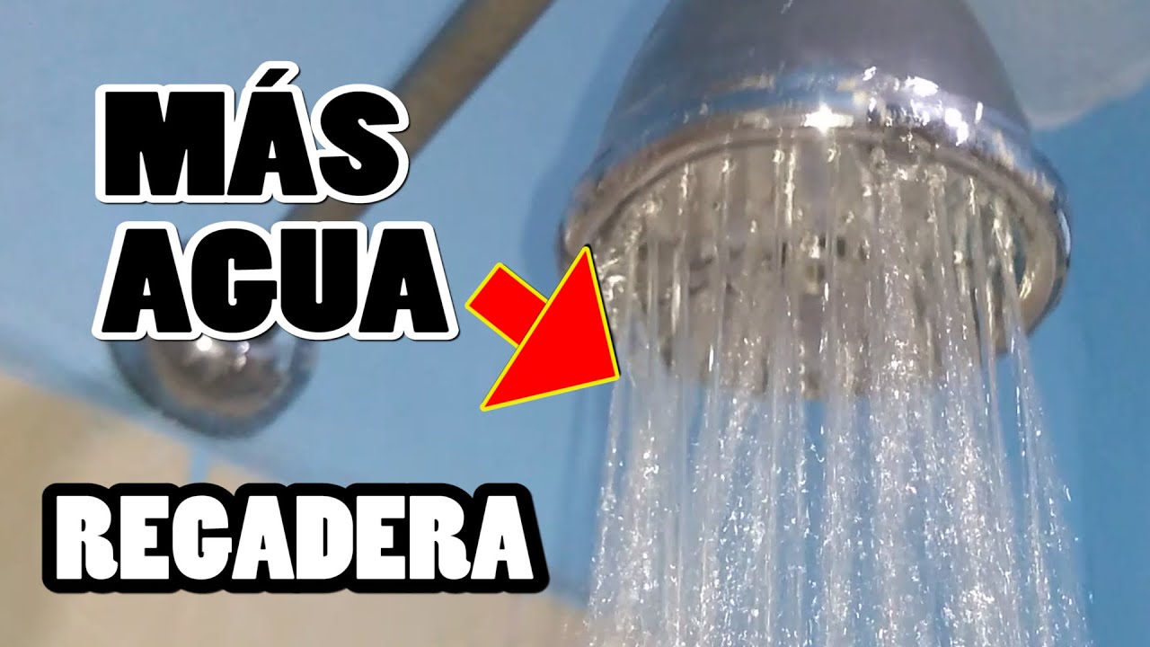 Regadera no tiene PRESIÓN / Sale POCA AGUA / Limpiar y DESTAPAR la regadera ducha YouTube