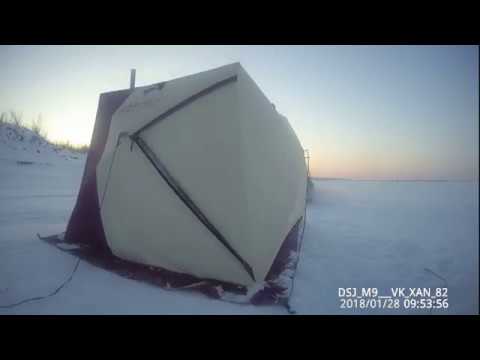 Рыбалка в Якутии в самой лучшей палатке Снегирь 4 Т long Yakutia