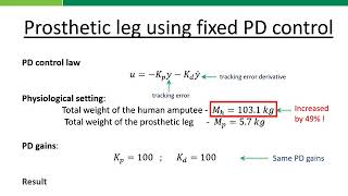 Simulations of an Extremum-Seeking Strategy for Auto-Tuning a Powered Prosthetic Leg