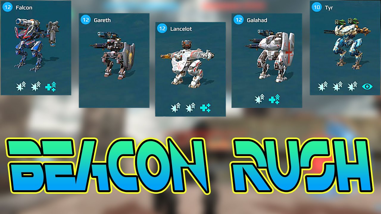 War Robots Falcon Gareth Lancelot Galahad Tyr Gameplay YouTube