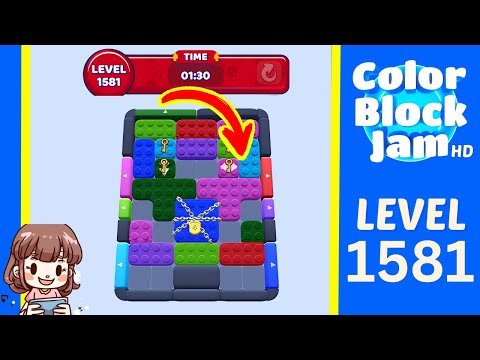 Color Block Jam Level 1581 Solution Walkthrough video preview