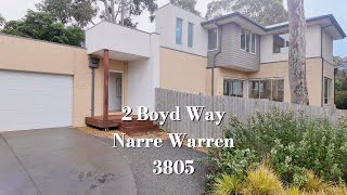 2 Boyd Way 3805 For Sale. Call Hayley Taufa/ Jess Hall/ Courtney Smith at Barryplant Berwick.
