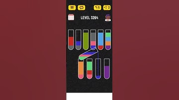 Water sort puzzle - Level 3264 #puzzle #watersortpuzzle #games #level #gaming #gameplay #watersort