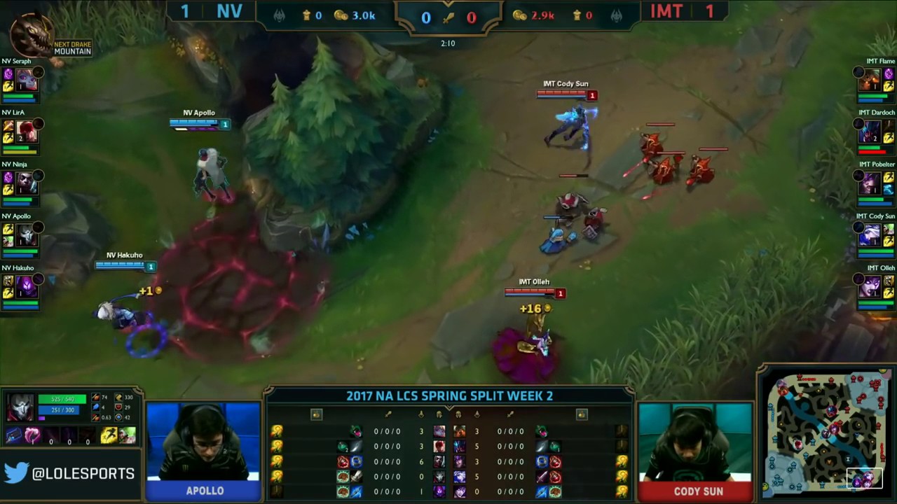 nV vs IMT, Game 3   NA LCS 2017 Spring   EnVy vs Immortals G3