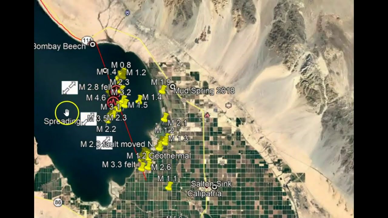Westmorland, CA Magnitude 5.0 Earthquake Brawley Walmart Light Damage