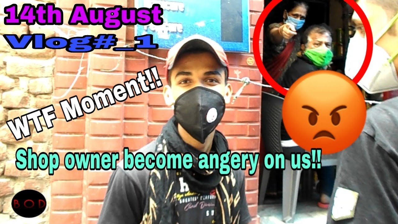 Shop Owner Angry on us!! 14 August kite shopping Vlog_#1 - YouTube