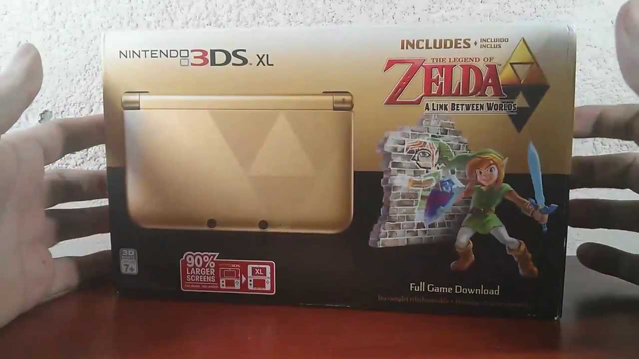 Nintendo 3DS XL Edición Especial Legend of Zelda Unboxing Español HD