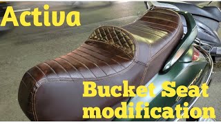 Activa bucket seat modification | Bucket seat for Activa no back pain @pawarseatcovers screenshot 4