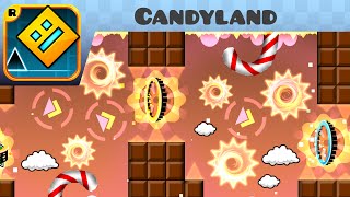 Geometry Dash - Candyland (3 Coins) (Easy Demon) - by IiZepherIi and ancientanubis