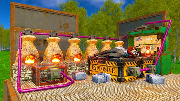 i found a decaying explosives factory...