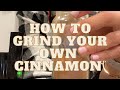 How to grind your own cinnamon #cinnamonbenefits #cookingtricks #recipes