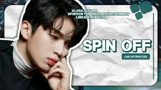 UP10TION - SPIN OFF || Line Distribution