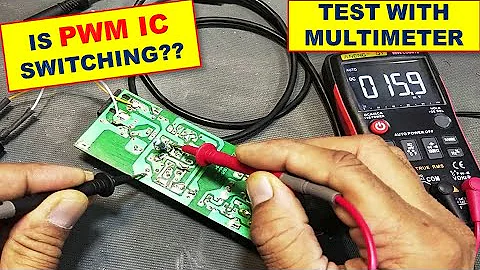 {522} How to Test SMPS IC Switching/ SMPS Switch Mode Power Supply IC Switching Test with Multimeter