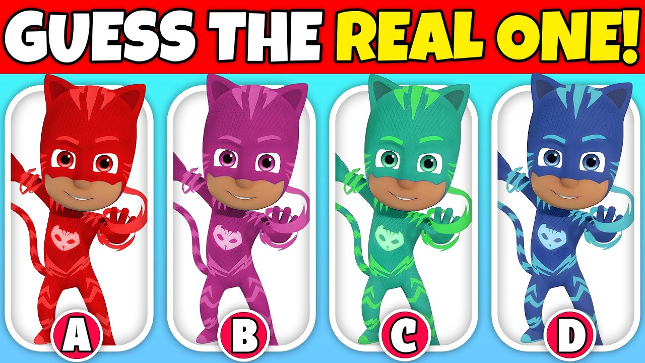 Which One is the Real Catboy?! 👀 | PJ Masks Movie | Guess the Real One! | Catboy, Gekko, Owlette