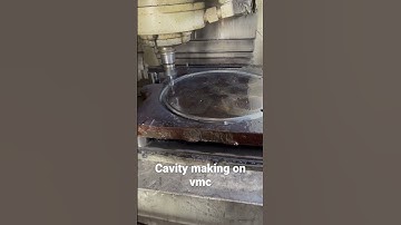 Cavity making on vmc #vmc #moldmaking #machine #cnc #diy #cncvmc #casting #laser #worldcadcam