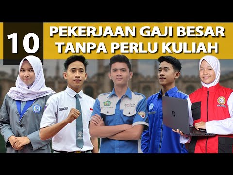 10 PEKERJAAN MENJANJIKAN TANPA PERLU IJAZAH KULIAH !!