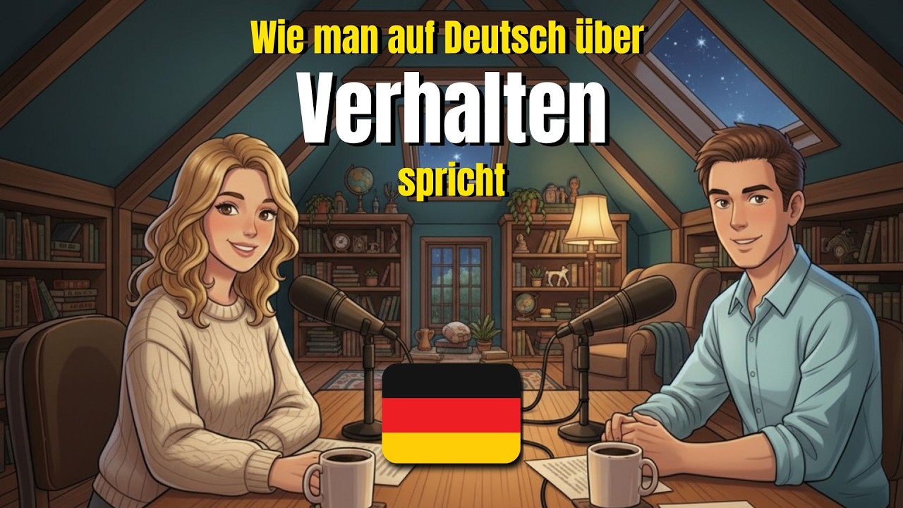 Wie man auf Deutsch über Verhalten spricht | German conversation exercise (A1-A2)