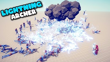 LIGHTNING ARCHER Vs EVERY UNITS - TABS MODDED