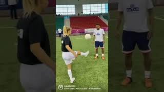 Neymar and Aguska Duo soccer skills ⚽️⚽️🤯